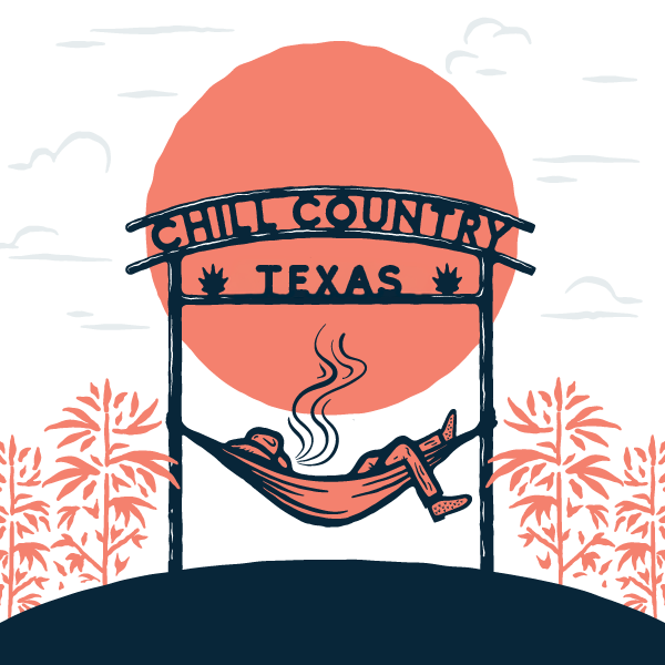 Chill Country Texas — Hill Country illustration